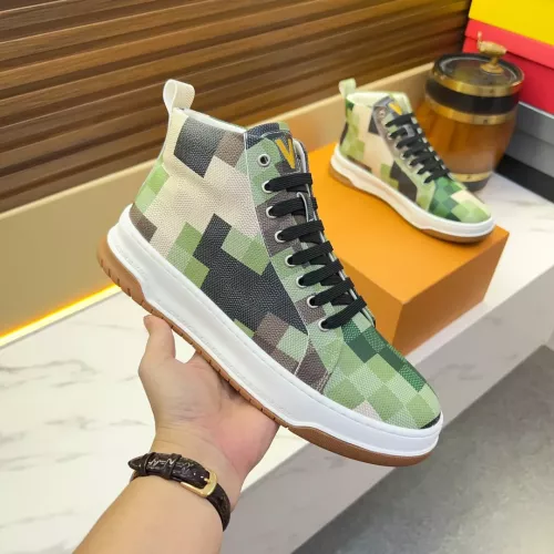 Cheap Louis Vuitton High Tops Shoes For Men #1381206 Replica Wholesale [$82.00 USD] [ITEM#1381206] on Replica Louis Vuitton High Tops Shoes