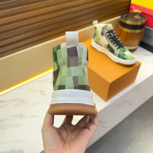 Cheap Louis Vuitton High Tops Shoes For Men #1381206 Replica Wholesale [$82.00 USD] [ITEM#1381206] on Replica Louis Vuitton High Tops Shoes