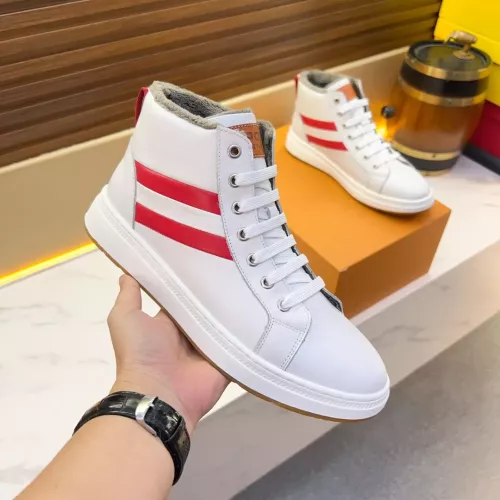 Cheap Bally High-Tops Shoes For Men #1381209 Replica Wholesale [$82.00 USD] [ITEM#1381209] on Replica Bally High-Tops Shoes