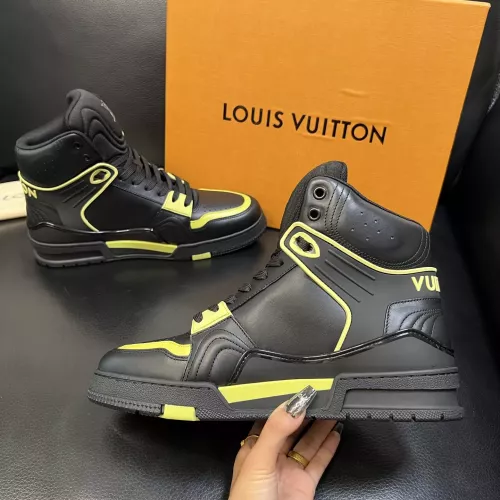 Cheap Louis Vuitton High Tops Shoes For Men #1381233 Replica Wholesale [$172.00 USD] [ITEM#1381233] on Replica Louis Vuitton High Tops Shoes