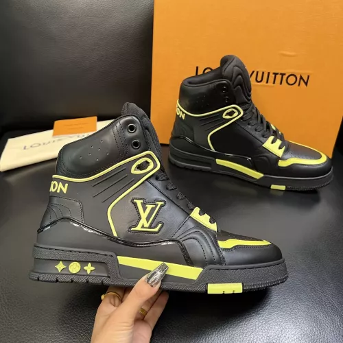 Cheap Louis Vuitton High Tops Shoes For Men #1381233 Replica Wholesale [$172.00 USD] [ITEM#1381233] on Replica Louis Vuitton High Tops Shoes