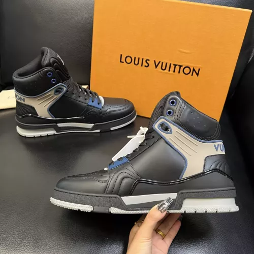 Cheap Louis Vuitton High Tops Shoes For Men #1381234 Replica Wholesale [$172.00 USD] [ITEM#1381234] on Replica Louis Vuitton High Tops Shoes