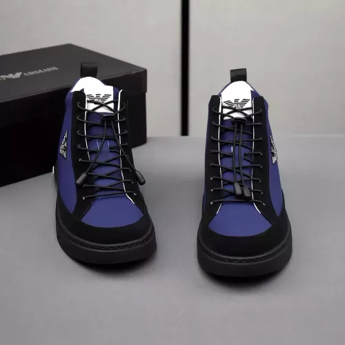 Cheap Armani High Tops Shoes For Men #1381272 Replica Wholesale [$85.00 USD] [ITEM#1381272] on Replica Armani High Tops Shoes
