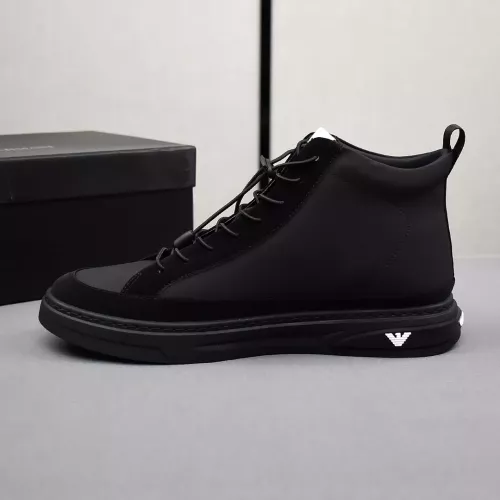 Cheap Armani High Tops Shoes For Men #1381273 Replica Wholesale [$85.00 USD] [ITEM#1381273] on Replica Armani High Tops Shoes