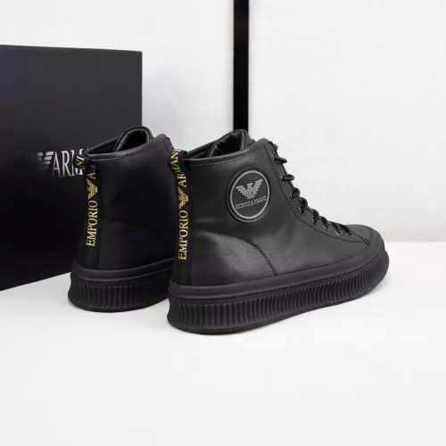 Cheap Armani High Tops Shoes For Men #1381275 Replica Wholesale [$88.00 USD] [ITEM#1381275] on Replica Armani High Tops Shoes