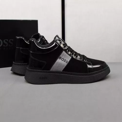 Cheap Boss High Top Shoes For Men #1381310 Replica Wholesale [$85.00 USD] [ITEM#1381310] on Replica Boss High Top Shoes