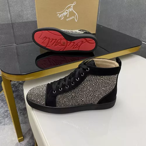 Cheap Christian Louboutin High Top Shoes For Women #1381349 Replica Wholesale [$92.00 USD] [ITEM#1381349] on Replica Christian Louboutin High Top Shoes