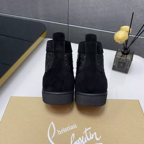 Cheap Christian Louboutin High Top Shoes For Men #1381354 Replica Wholesale [$92.00 USD] [ITEM#1381354] on Replica Christian Louboutin High Top Shoes