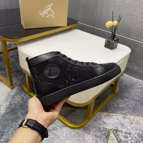 Cheap Christian Louboutin High Top Shoes For Women #1381355 Replica Wholesale [$92.00 USD] [ITEM#1381355] on Replica Christian Louboutin High Top Shoes