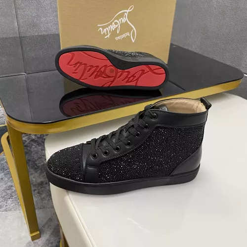 Cheap Christian Louboutin High Top Shoes For Women #1381355 Replica Wholesale [$92.00 USD] [ITEM#1381355] on Replica Christian Louboutin High Top Shoes