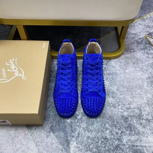 Cheap Christian Louboutin High Top Shoes For Women #1381361 Replica Wholesale [$92.00 USD] [ITEM#1381361] on Replica Christian Louboutin High Top Shoes