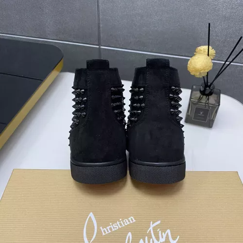 Cheap Christian Louboutin High Top Shoes For Men #1381367 Replica Wholesale [$92.00 USD] [ITEM#1381367] on Replica Christian Louboutin High Top Shoes