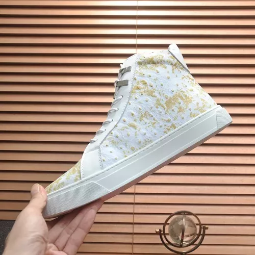 Cheap Philipp Plein PP High Tops Shoes For Men #1381452 Replica Wholesale [$92.00 USD] [ITEM#1381452] on Replica Philipp Plein PP High Tops Shoes