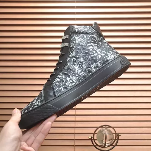 Cheap Philipp Plein PP High Tops Shoes For Men #1381453 Replica Wholesale [$92.00 USD] [ITEM#1381453] on Replica Philipp Plein PP High Tops Shoes