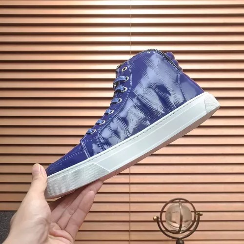 Cheap Philipp Plein PP High Tops Shoes For Men #1381458 Replica Wholesale [$92.00 USD] [ITEM#1381458] on Replica Philipp Plein PP High Tops Shoes