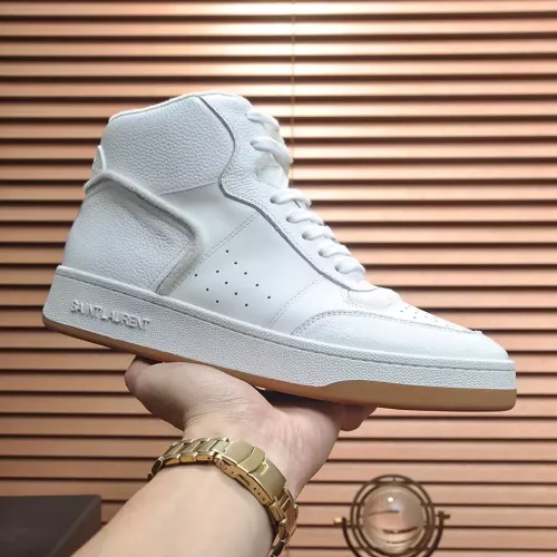 Cheap Yves Saint Laurent YSL High Tops Shoes For Men #1381461 Replica Wholesale [$100.00 USD] [ITEM#1381461] on Replica Yves Saint Laurent YSL High Tops Shoes