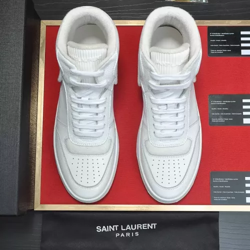 Cheap Yves Saint Laurent YSL High Tops Shoes For Men #1381461 Replica Wholesale [$100.00 USD] [ITEM#1381461] on Replica Yves Saint Laurent YSL High Tops Shoes