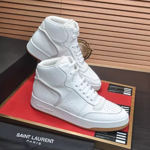 Cheap Yves Saint Laurent YSL High Tops Shoes For Men #1381461 Replica Wholesale [$100.00 USD] [ITEM#1381461] on Replica Yves Saint Laurent YSL High Tops Shoes
