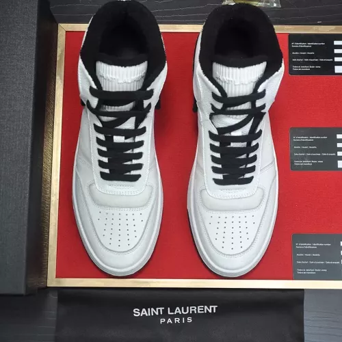 Cheap Yves Saint Laurent YSL High Tops Shoes For Men #1381463 Replica Wholesale [$100.00 USD] [ITEM#1381463] on Replica Yves Saint Laurent YSL High Tops Shoes