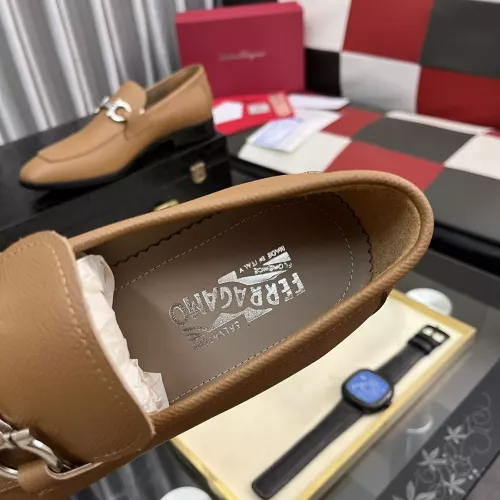 Cheap Salvatore Ferragamo Leather Shoes For Men #1381466 Replica Wholesale [$108.00 USD] [ITEM#1381466] on Replica Salvatore Ferragamo Leather Shoes