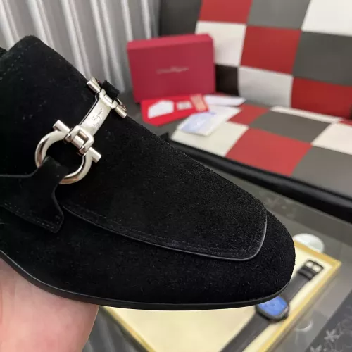 Cheap Salvatore Ferragamo Leather Shoes For Men #1381470 Replica Wholesale [$108.00 USD] [ITEM#1381470] on Replica Salvatore Ferragamo Leather Shoes