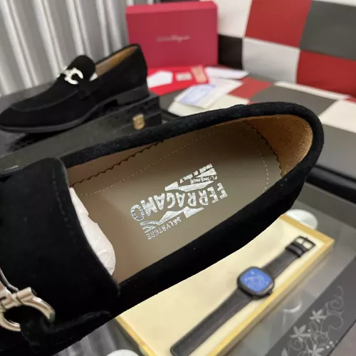 Cheap Salvatore Ferragamo Leather Shoes For Men #1381470 Replica Wholesale [$108.00 USD] [ITEM#1381470] on Replica Salvatore Ferragamo Leather Shoes