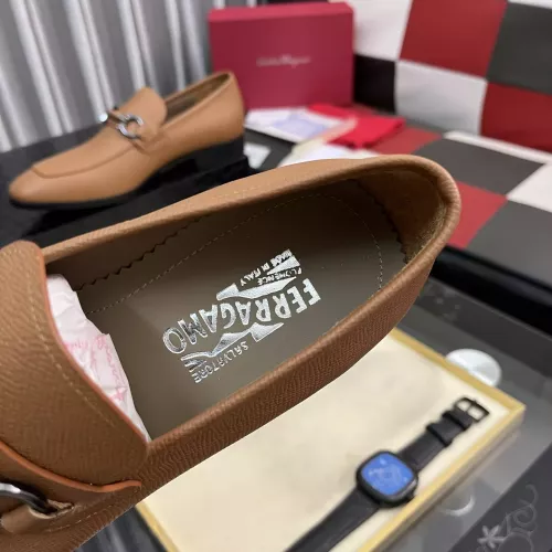 Cheap Salvatore Ferragamo Leather Shoes For Men #1381471 Replica Wholesale [$108.00 USD] [ITEM#1381471] on Replica Salvatore Ferragamo Leather Shoes