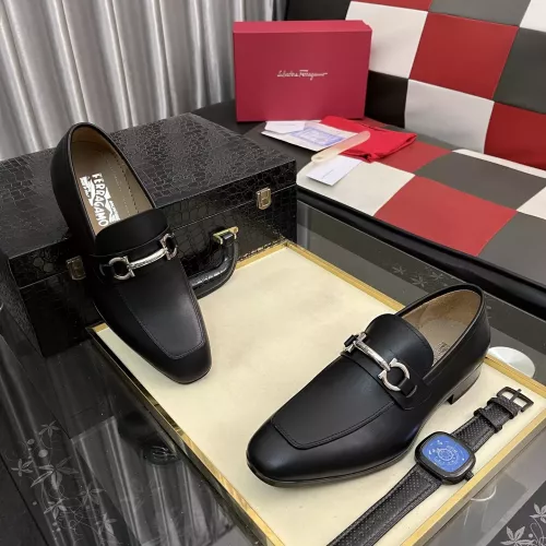 Cheap Salvatore Ferragamo Leather Shoes For Men #1381473 Replica Wholesale [$108.00 USD] [ITEM#1381473] on Replica Salvatore Ferragamo Leather Shoes