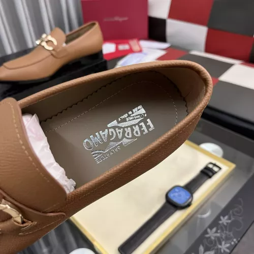 Cheap Salvatore Ferragamo Leather Shoes For Men #1381475 Replica Wholesale [$108.00 USD] [ITEM#1381475] on Replica Salvatore Ferragamo Leather Shoes