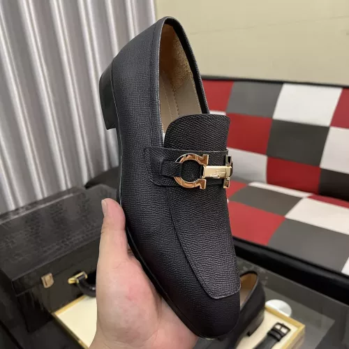 Cheap Salvatore Ferragamo Leather Shoes For Men #1381476 Replica Wholesale [$108.00 USD] [ITEM#1381476] on Replica Salvatore Ferragamo Leather Shoes