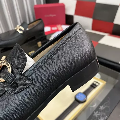 Cheap Salvatore Ferragamo Leather Shoes For Men #1381476 Replica Wholesale [$108.00 USD] [ITEM#1381476] on Replica Salvatore Ferragamo Leather Shoes