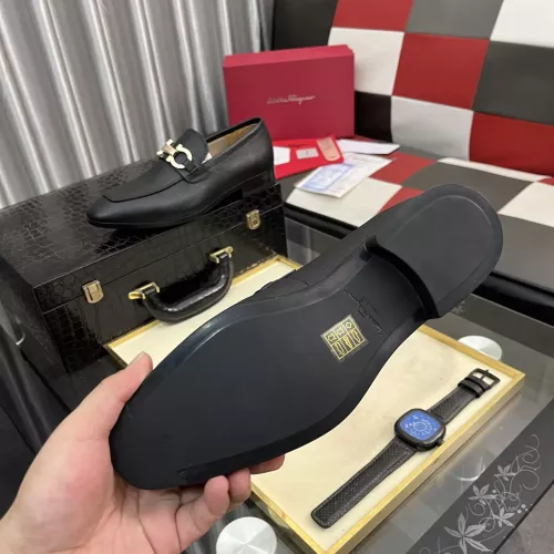 Cheap Salvatore Ferragamo Leather Shoes For Men #1381476 Replica Wholesale [$108.00 USD] [ITEM#1381476] on Replica Salvatore Ferragamo Leather Shoes