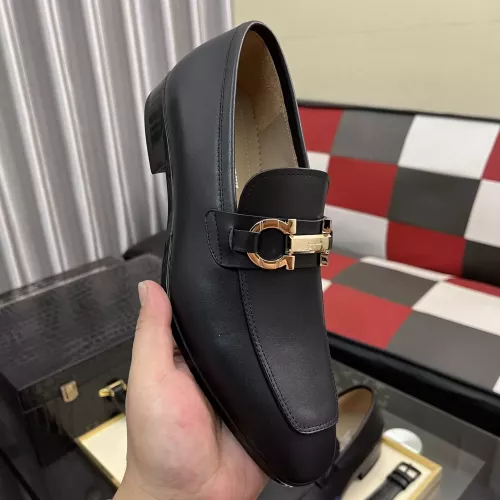 Cheap Salvatore Ferragamo Leather Shoes For Men #1381477 Replica Wholesale [$108.00 USD] [ITEM#1381477] on Replica Salvatore Ferragamo Leather Shoes