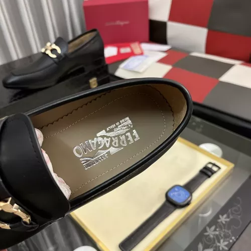 Cheap Salvatore Ferragamo Leather Shoes For Men #1381477 Replica Wholesale [$108.00 USD] [ITEM#1381477] on Replica Salvatore Ferragamo Leather Shoes