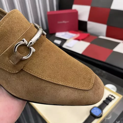 Cheap Salvatore Ferragamo Leather Shoes For Men #1381481 Replica Wholesale [$108.00 USD] [ITEM#1381481] on Replica Salvatore Ferragamo Leather Shoes