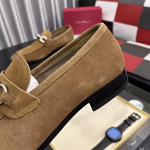 Cheap Salvatore Ferragamo Leather Shoes For Men #1381481 Replica Wholesale [$108.00 USD] [ITEM#1381481] on Replica Salvatore Ferragamo Leather Shoes