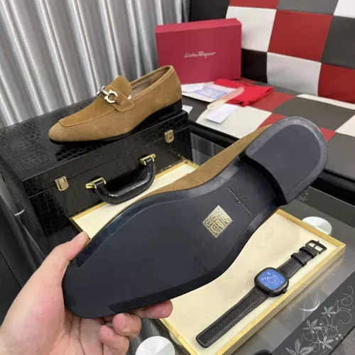 Cheap Salvatore Ferragamo Leather Shoes For Men #1381481 Replica Wholesale [$108.00 USD] [ITEM#1381481] on Replica Salvatore Ferragamo Leather Shoes