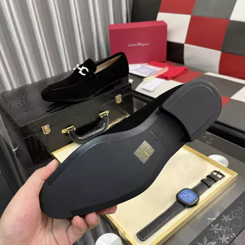Cheap Salvatore Ferragamo Leather Shoes For Men #1381482 Replica Wholesale [$108.00 USD] [ITEM#1381482] on Replica Salvatore Ferragamo Leather Shoes