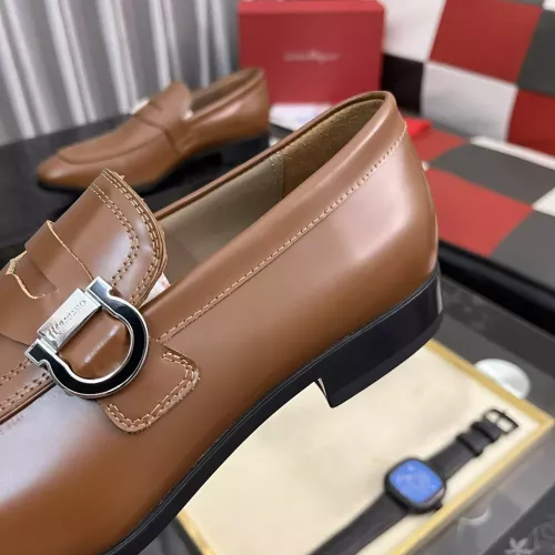 Cheap Salvatore Ferragamo Leather Shoes For Men #1381483 Replica Wholesale [$108.00 USD] [ITEM#1381483] on Replica Salvatore Ferragamo Leather Shoes