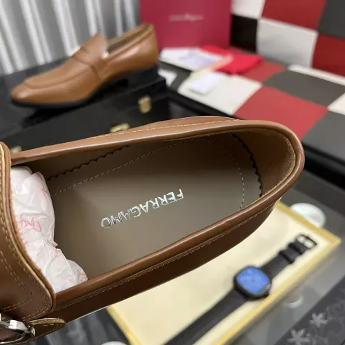 Cheap Salvatore Ferragamo Leather Shoes For Men #1381483 Replica Wholesale [$108.00 USD] [ITEM#1381483] on Replica Salvatore Ferragamo Leather Shoes