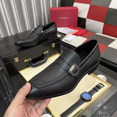 Salvatore Ferragamo Leather Shoes For Men #1381484