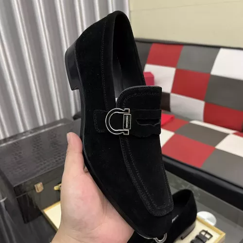 Cheap Salvatore Ferragamo Leather Shoes For Men #1381487 Replica Wholesale [$108.00 USD] [ITEM#1381487] on Replica Salvatore Ferragamo Leather Shoes