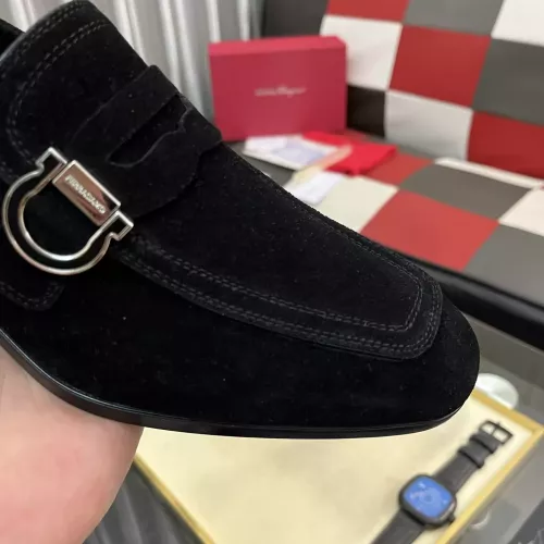 Cheap Salvatore Ferragamo Leather Shoes For Men #1381487 Replica Wholesale [$108.00 USD] [ITEM#1381487] on Replica Salvatore Ferragamo Leather Shoes