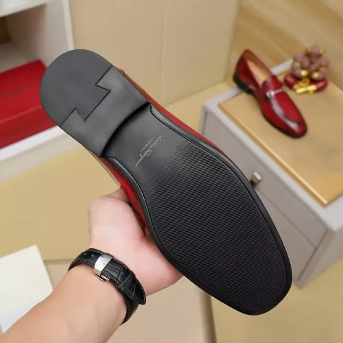 Cheap Salvatore Ferragamo Leather Shoes For Men #1381488 Replica Wholesale [$88.00 USD] [ITEM#1381488] on Replica Salvatore Ferragamo Leather Shoes