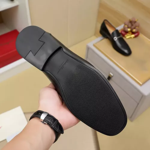 Cheap Salvatore Ferragamo Leather Shoes For Men #1381490 Replica Wholesale [$88.00 USD] [ITEM#1381490] on Replica Salvatore Ferragamo Leather Shoes