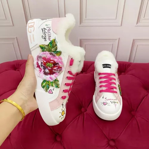 Cheap Dolce &amp; Gabbana D&amp;G Casual Shoes For Women #1381540 Replica Wholesale [$125.00 USD] [ITEM#1381540] on Replica Dolce &amp; Gabbana D&amp;G Casual Shoes