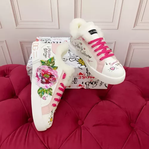 Cheap Dolce &amp; Gabbana D&amp;G Casual Shoes For Women #1381540 Replica Wholesale [$125.00 USD] [ITEM#1381540] on Replica Dolce &amp; Gabbana D&amp;G Casual Shoes