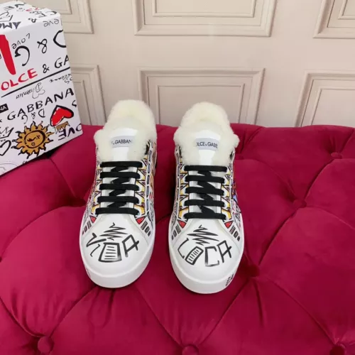 Cheap Dolce &amp; Gabbana D&amp;G Casual Shoes For Women #1381545 Replica Wholesale [$125.00 USD] [ITEM#1381545] on Replica Dolce &amp; Gabbana D&amp;G Casual Shoes