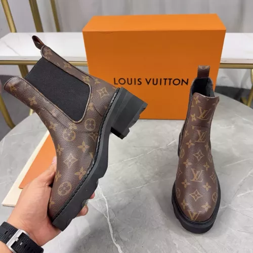 Cheap Louis Vuitton Boots For Women #1381550 Replica Wholesale [$115.00 USD] [ITEM#1381550] on Replica Louis Vuitton Boots