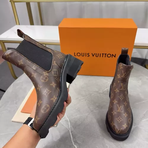 Cheap Louis Vuitton Boots For Women #1381550 Replica Wholesale [$115.00 USD] [ITEM#1381550] on Replica Louis Vuitton Boots